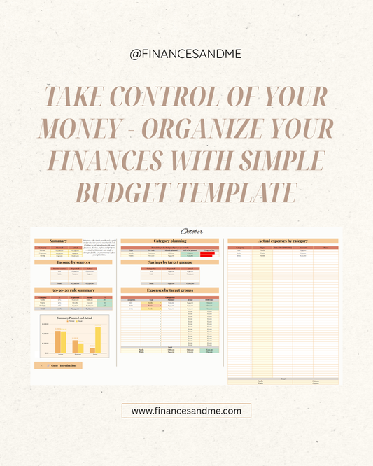 Simple Monthly Budget Template 2026