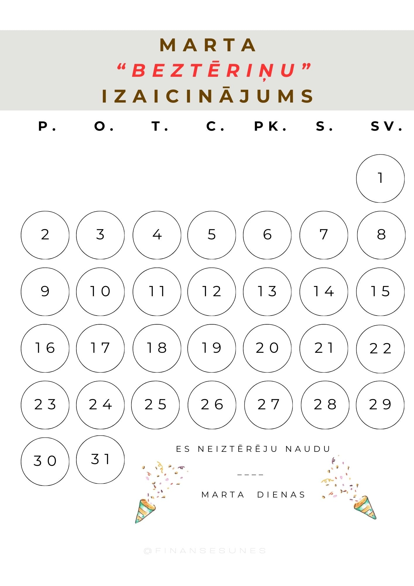 Beztēriņu izaicinājums