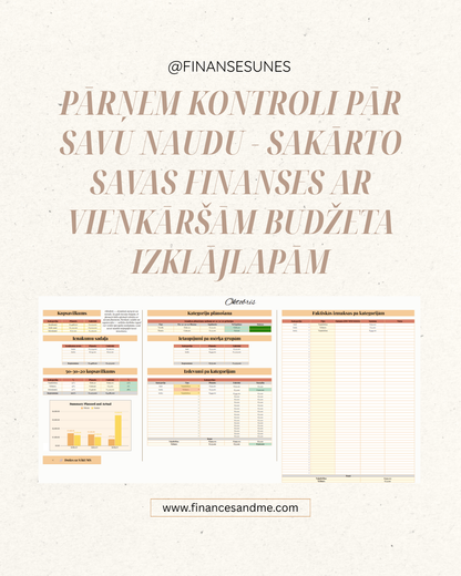 Simple Monthly Budget Template 2026